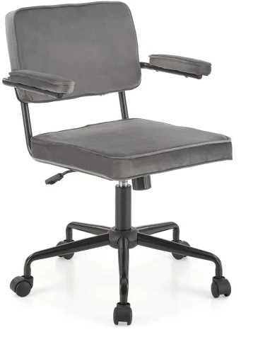 Fotel gabinetowy Fidel obrotowy do biura popielaty