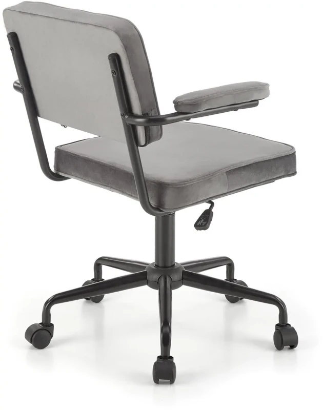 Fotel gabinetowy Fidel obrotowy do biura popielaty