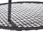 Ława okrągła Florence 80cm dwupoziomowa blat dąb naturalny/czarny