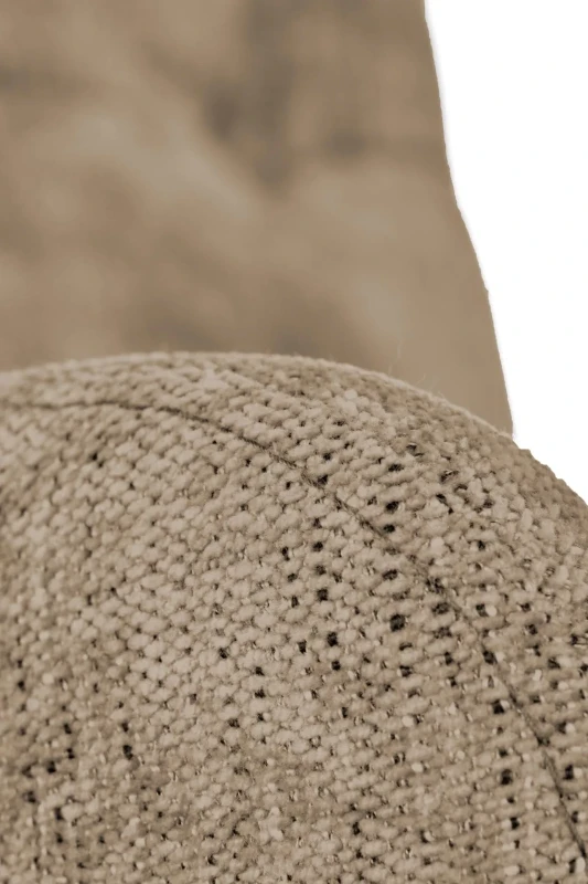 Fotel obrotowy Flores tapicerowany z regulacją wysokości jasny brąz