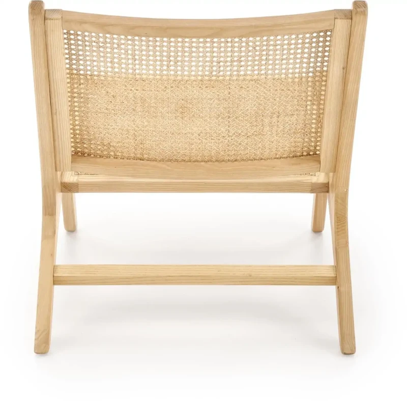 Fotel wypoczynkowy Foden 2 do salonu naturalny