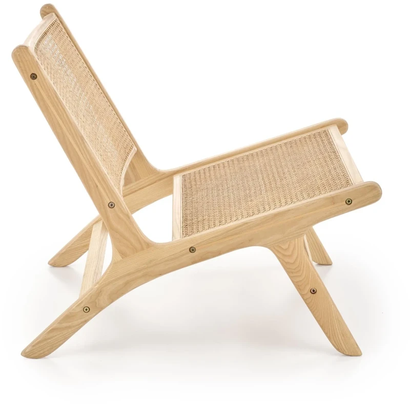 Fotel wypoczynkowy Foden 2 do salonu naturalny