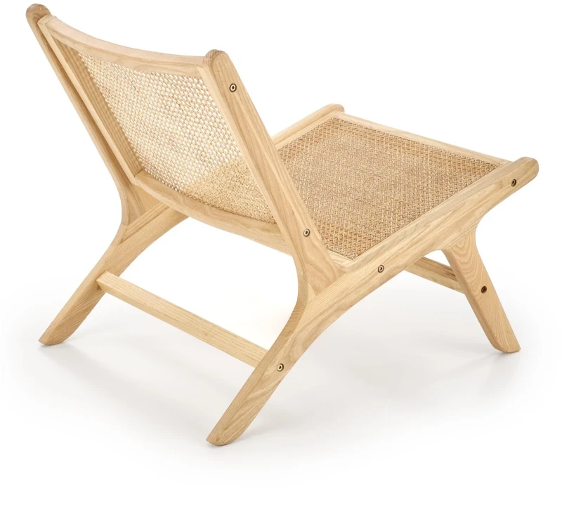 Fotel wypoczynkowy Foden 2 do salonu naturalny