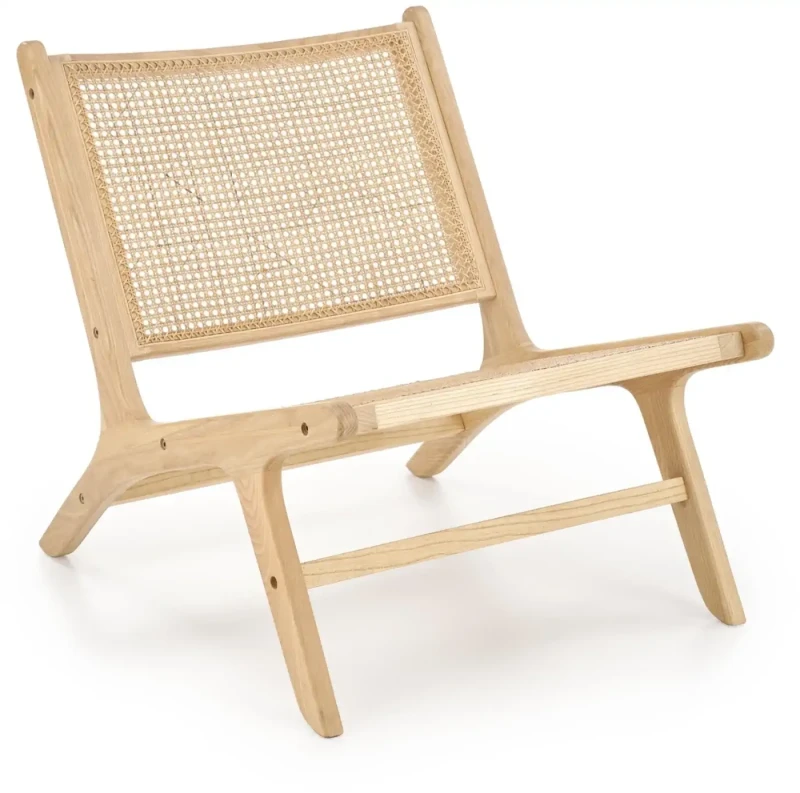 Fotel wypoczynkowy Foden 2 do salonu naturalny