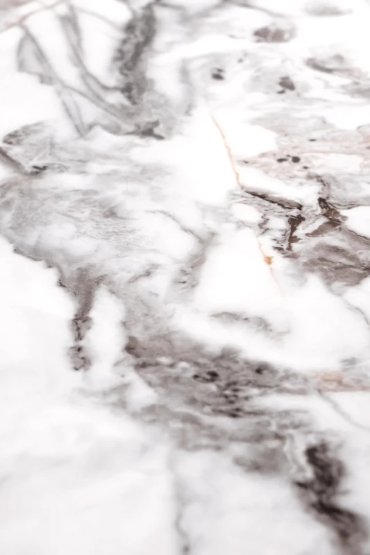 Zestaw 2 stolików Formosa blat biały marmur/czarny