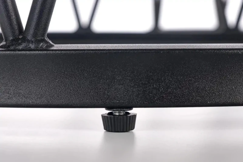 Zestaw 2 stolików Formosa blat biały marmur/czarny