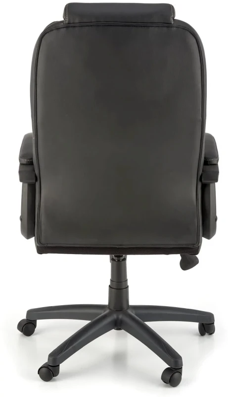 Fotel gabinetowy Gandalf obrotowy do biura czarny/popiel