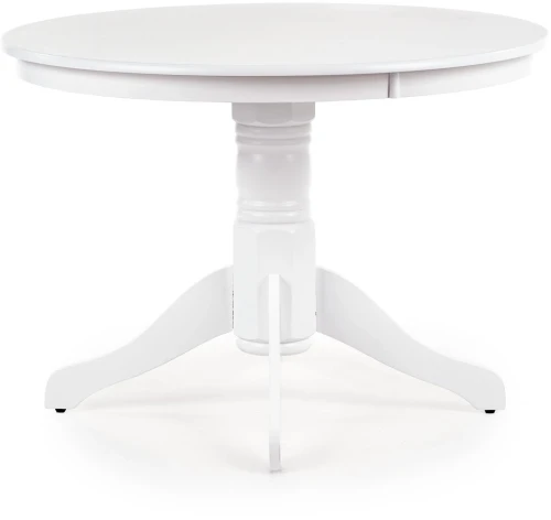 Stół okrągły Gloster 106 cm do jadalni biały