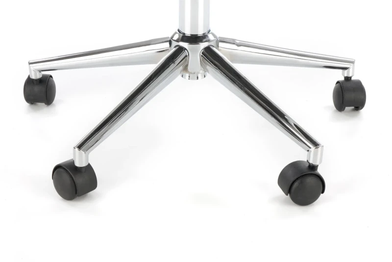 Fotel gabinetowy Gonzo 4 obrotowy do biura popielaty velvet