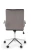 Fotel gabinetowy Gonzo 4 obrotowy do biura popielaty velvet
