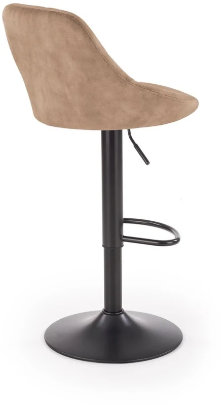 Krzesło barowe hoker H101 z regulacją wysokości beżowy