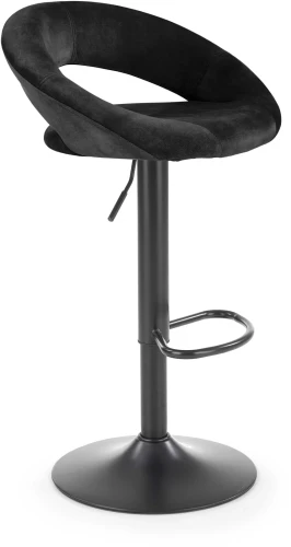 Krzesło barowe H102 z regulacją wysokości czarny