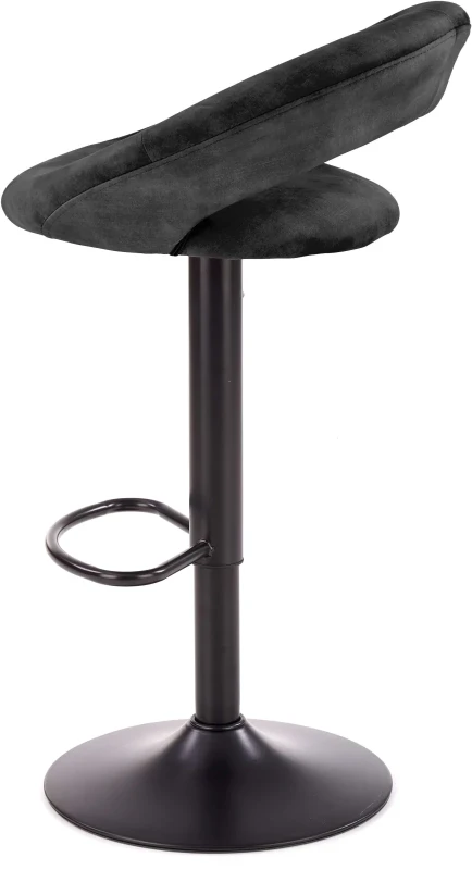 Krzesło barowe H102 z regulacją wysokości czarny