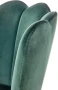 Krzesło barowe H106 ciemny zielony/czarny/złoty