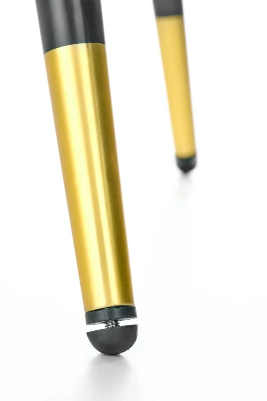 Krzesło barowe H106 ciemny zielony/czarny/złoty