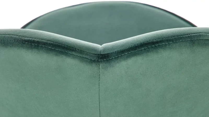 Krzesło barowe H106 ciemny zielony/czarny/złoty