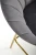Krzesło barowe H112 popielaty/złoty