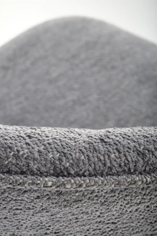 Hoker barowy H116 tapicerowany nowoczesny z oparciem do kuchni popielaty / złoty