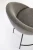 Krzesło barowe H118 popielaty/czarny