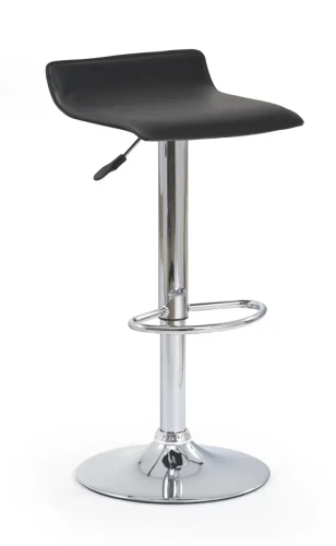 Krzesło barowe H1 z regulacją wysokości czarny