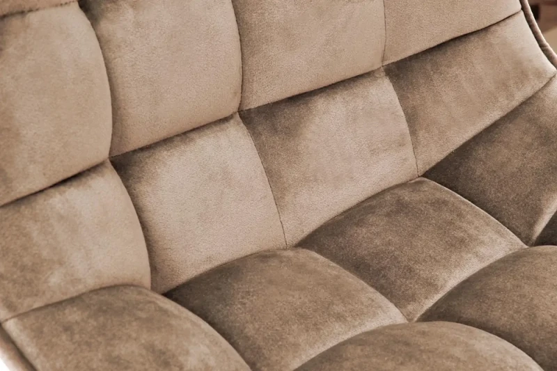 Krzesło barowe hoker H95 z regulacją wysokości i podnóżkiem beżowy/czarny