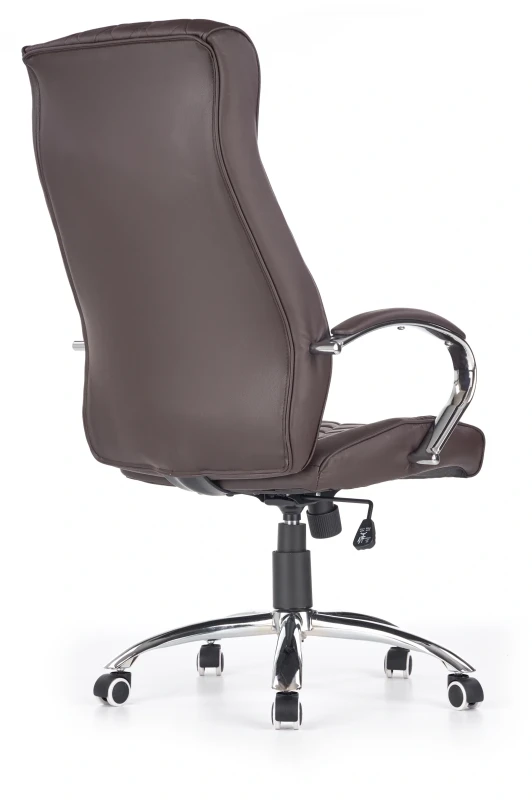 Fotel gabinetowy Hilton obrotowy do biura czekoladowy