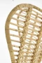 Fotel wypoczynkowy Indiana rattan naturalny/czarny