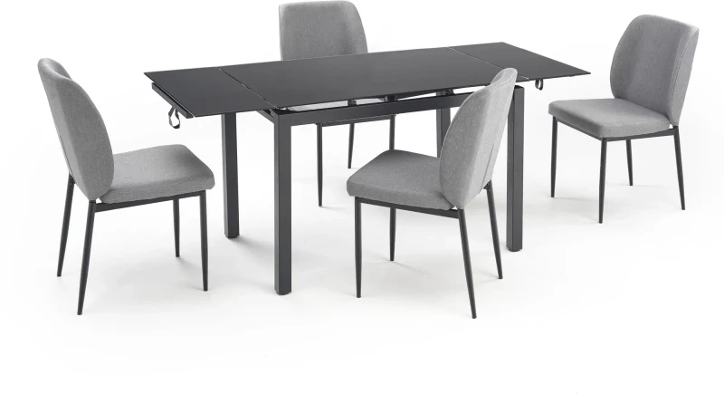 Zestaw Jasper stół rozkładany 110-170 cm + 4 krzesła do jadalni