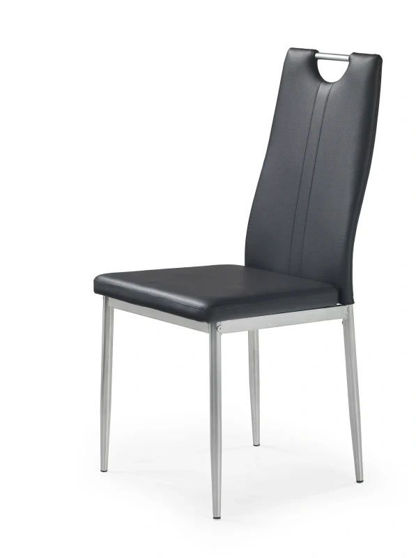 Krzesło K202 z uchwytem do jadalni czarny