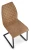Krzesło K265 eco skóra do jadalni brązowy/dąb złoty/czarny