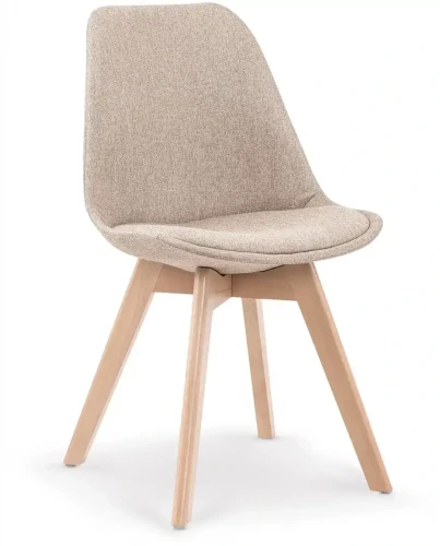 Krzesło K303 tapicerowane do jadalni beżowy