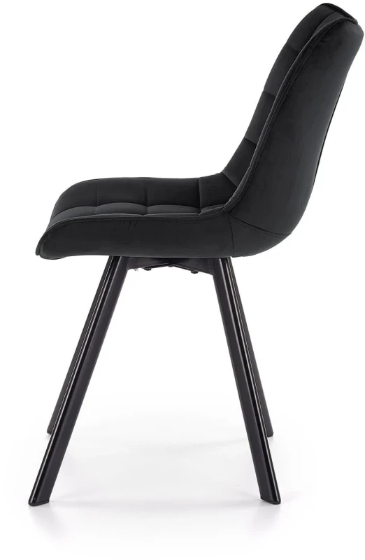 Krzesło K332 tapicerowane do jadalni czarny