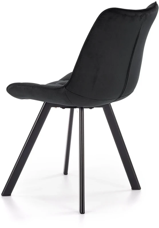Krzesło K332 tapicerowane do jadalni czarny