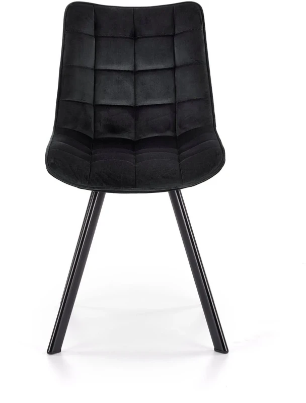 Krzesło K332 tapicerowane do jadalni czarny