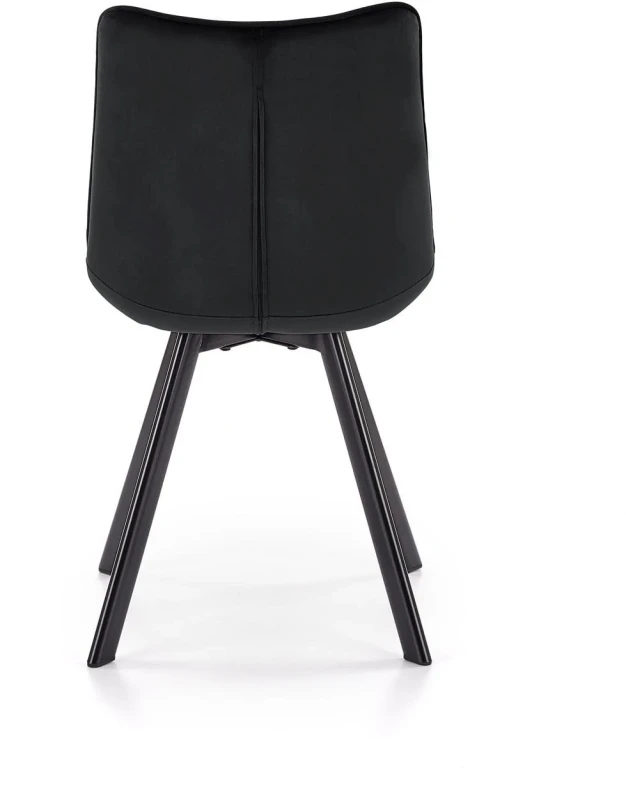 Krzesło K332 tapicerowane do jadalni czarny