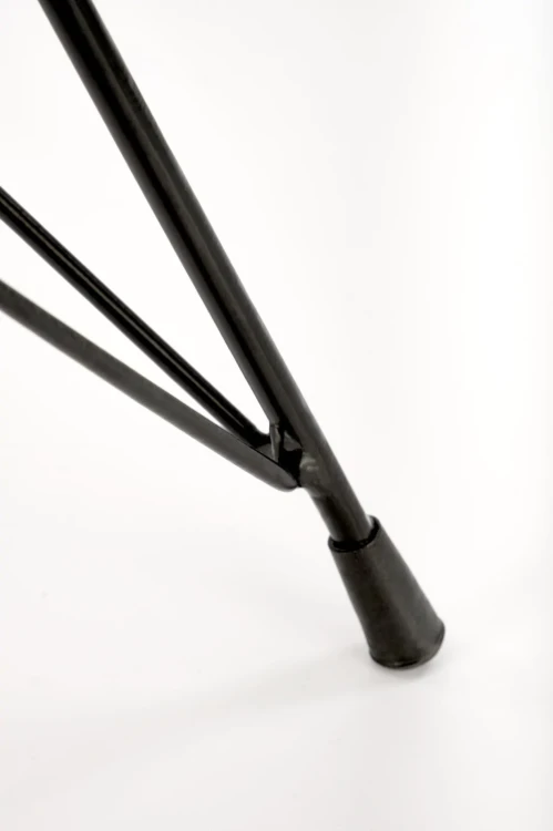 Krzesło K335 do salonu rattan naturalny/czarny