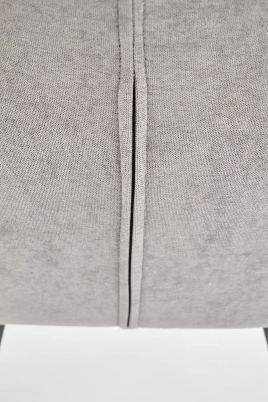 Krzesło K360 tapicerowane do jadalni popielaty/czarny