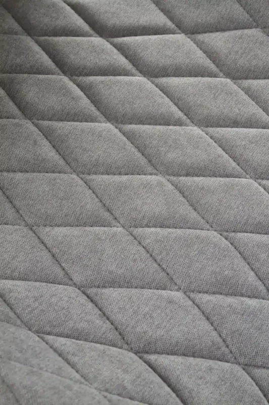 Krzesło K360 tapicerowane do jadalni popielaty/czarny