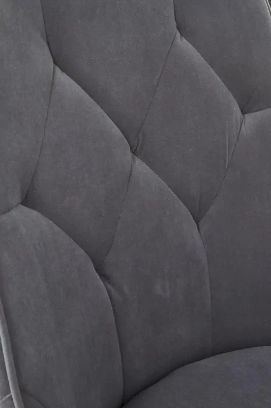 Krzesło K365 tapicerowane do jadalni popielaty/czarny