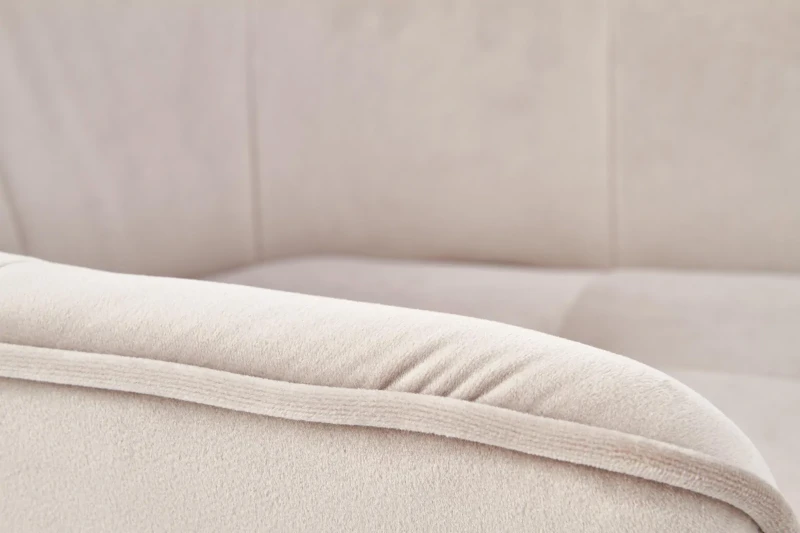 Krzesło K377 tapicerowane do jadalni beżowy/czarny