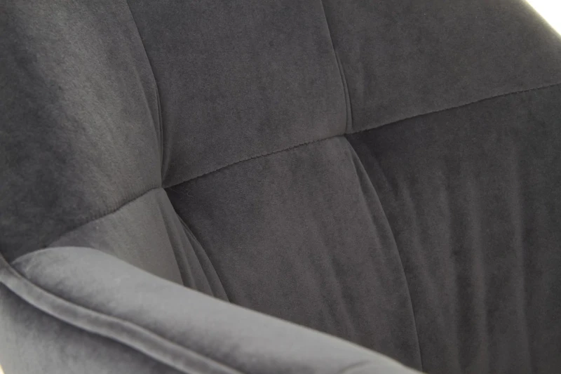 Krzesło K377 tapicerowane do jadalni popielaty/czarny