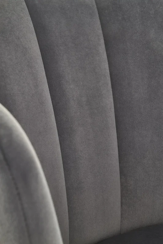 Krzesło K386 tapicerowane do jadalni popielaty/czarny