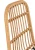 Krzesło K401 rattan syntetyczny z poduszką naturalny/czarny