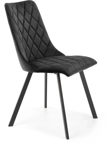Krzesło K450 tapicerowane do jadalni czarny