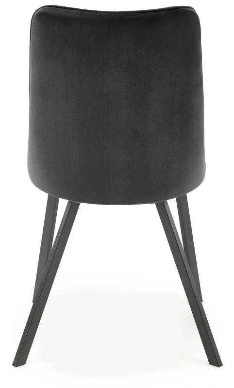 Krzesło K450 tapicerowane do jadalni czarny