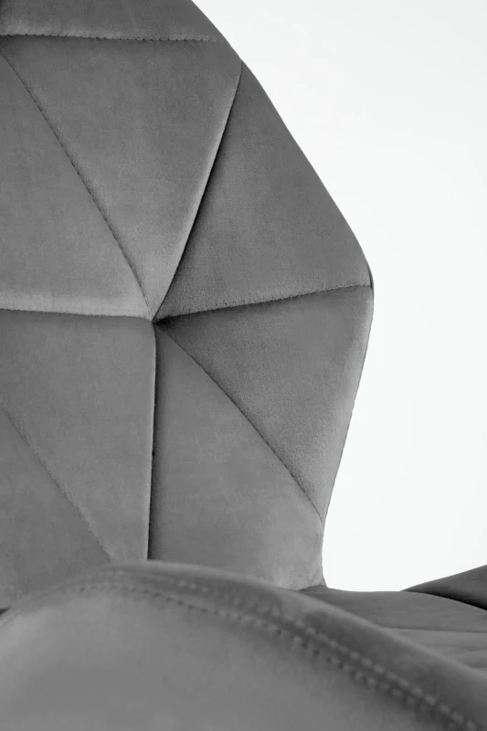 Krzesło K453 tapicerowane do jadalni popielaty/czarny