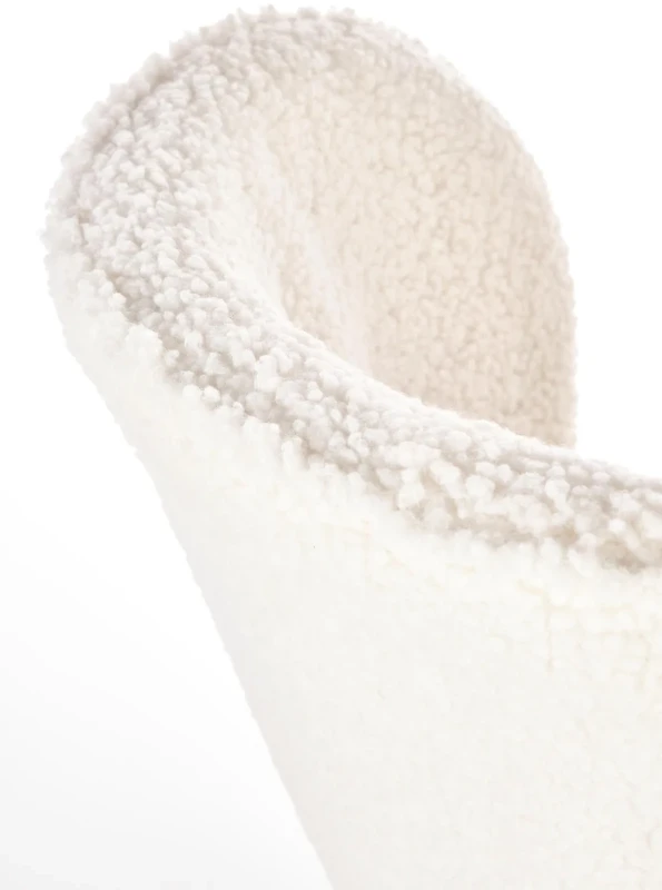 Krzesło K474 tapicerowane do jadalni kremowy/złoty