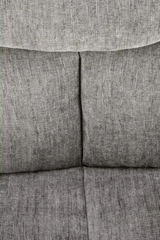 Krzesło K495 tapicerowane z obrotowym siedziskiem popielaty/czarny