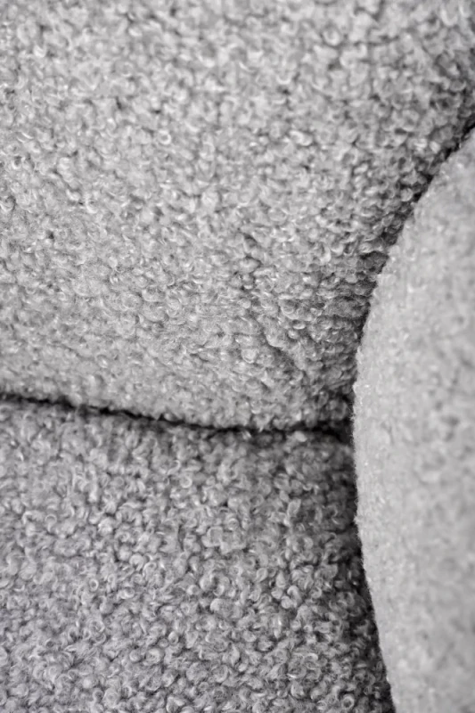 Krzesło obrotowe K498 kubełkowe nowoczesne do jadalni popielaty