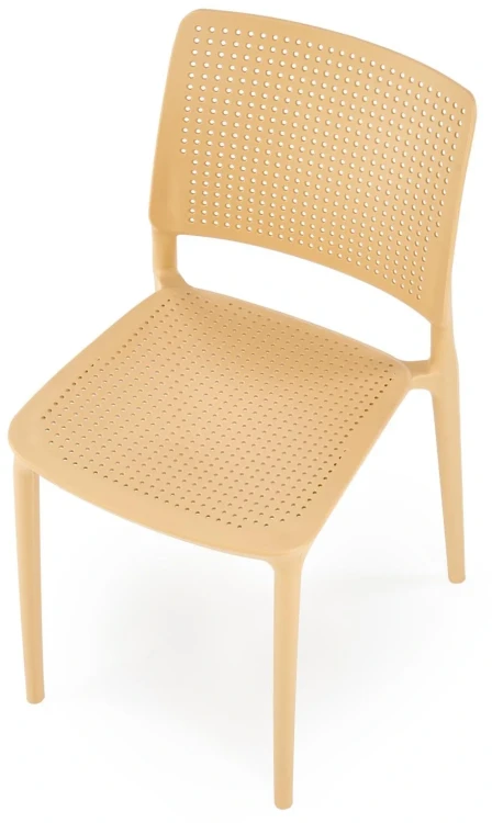 Krzesło K514 polipropylen pomarańczowy